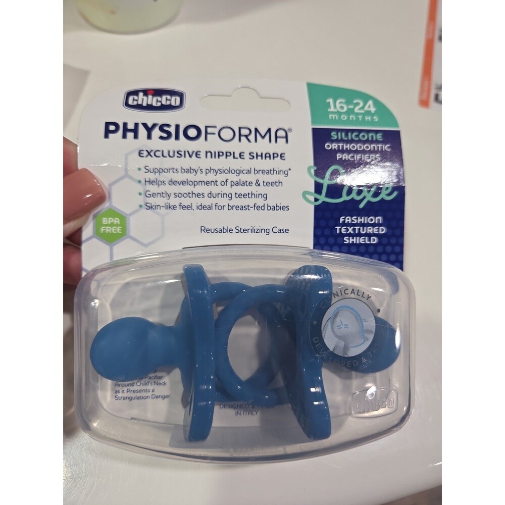 Chicco PhysioForma 100% Soft Silicone One Piece Pacifier for Babies 16-24Mo HB
